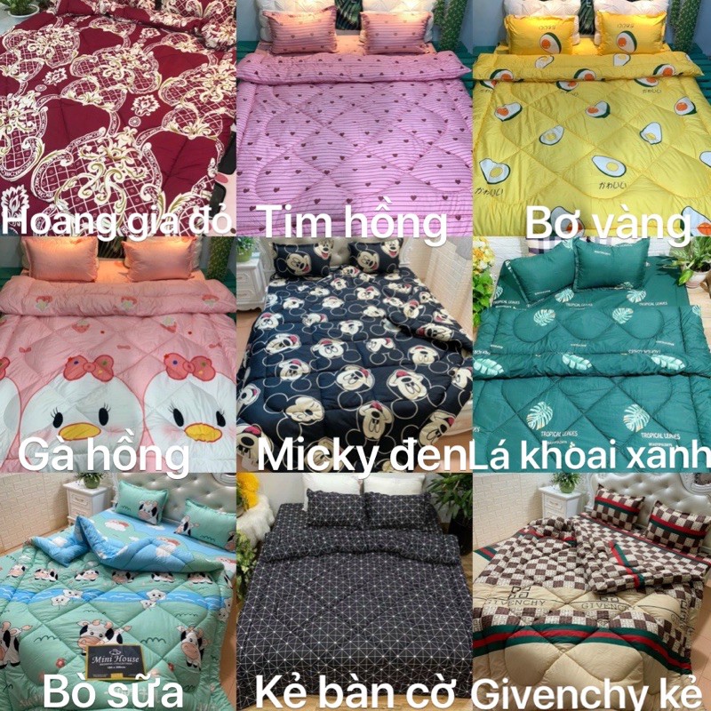 Lẻ 1 chăn phao phồng cotton poly loại dày