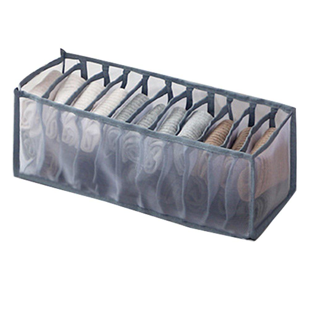 Khay đựng tất và đồ lót Vải lưới 7 ngăn 32x12xCao12cm mã 18009