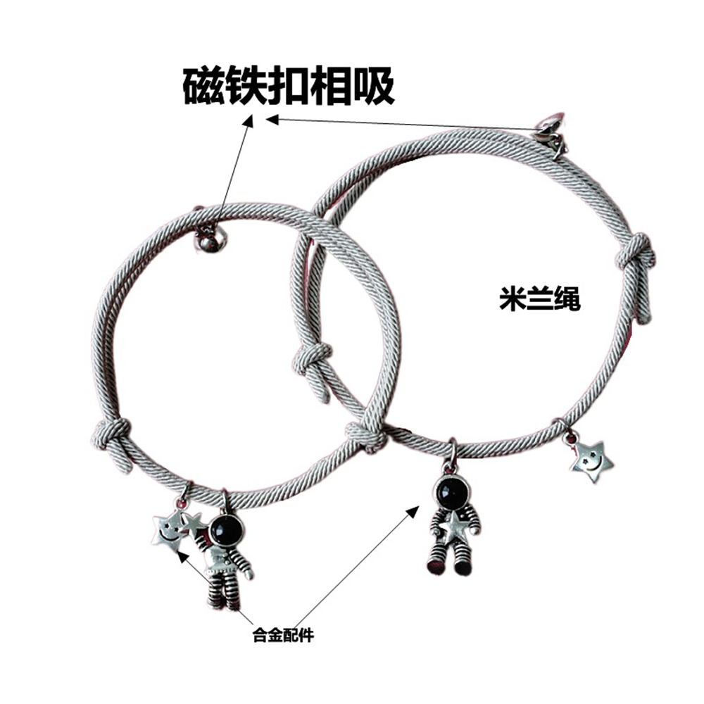 1 Cặp Vòng Tay Hình Mặt Trăng Và Ngôi Sao Dành Cho Cặp Đôi | BigBuy360 - bigbuy360.vn
