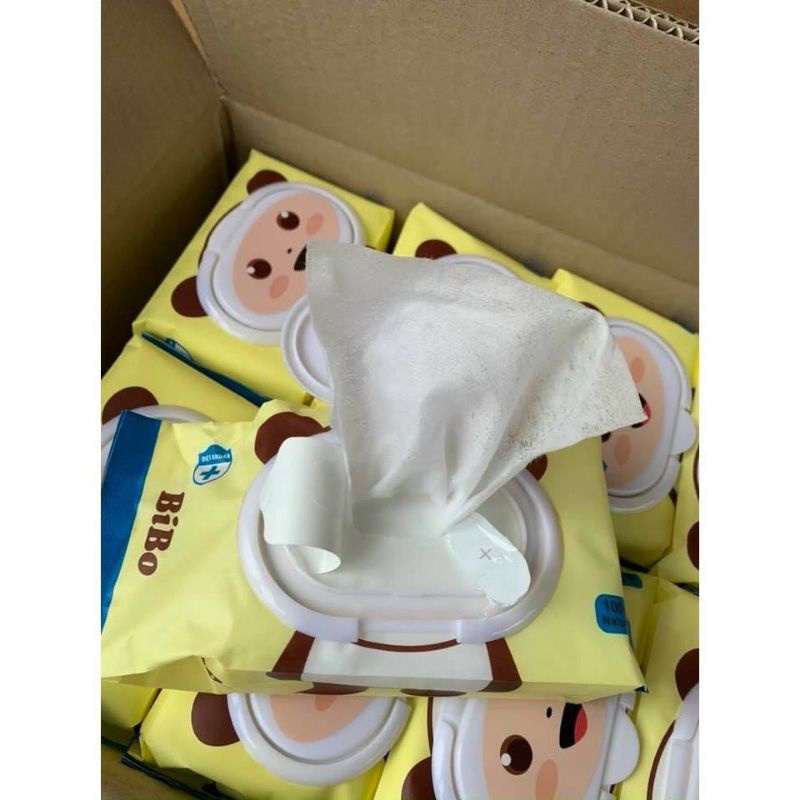 Khăn ướt Bonny 100 tờ không mùi bé sơ sinh