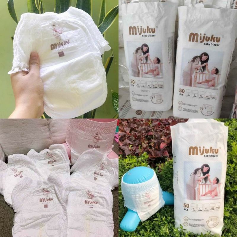 《HCM》Bỉm quần xuất Nhật Mijuku size M50 👉 L50 👉 XL50 👉 XXL50 👉 3XL50 👉4XL👉 5XL