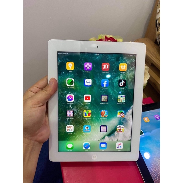 Máy tính bảng Ipad4 Quốc Tế .wifi ,4G.Đep như mới,Zin .Pin khủng,màn hình 9.7 inch .Học online siêu ngon,mượt mà