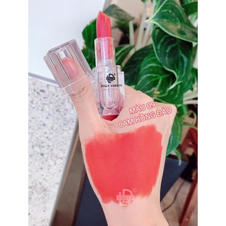 Son thỏi lì siêu mịn môi DOLLY VARIETY [Màu Cam hồng đào]