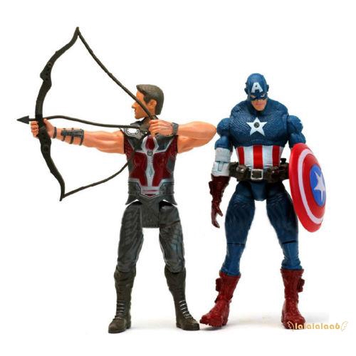 Bộ 7 Mô Hình Nhân Vật Siêu Anh Hùng The Avengers Hulk + Captain America + Black Widow + Iron Man + Thor