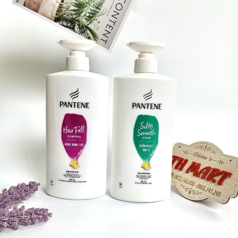 Dầu gội đầu pantene chai 650ml/900ml mẫu mới