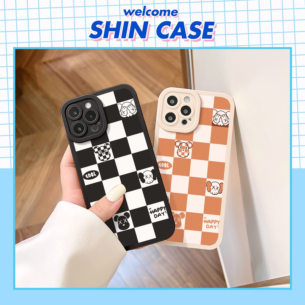 Ốp lưng iphone Cool Kaws cạnh vuông 6/6plus/6s/6splus/7/7plus/8/8plus/x/xs/11/12/13/14/pro/max/promax/plus/shin/case