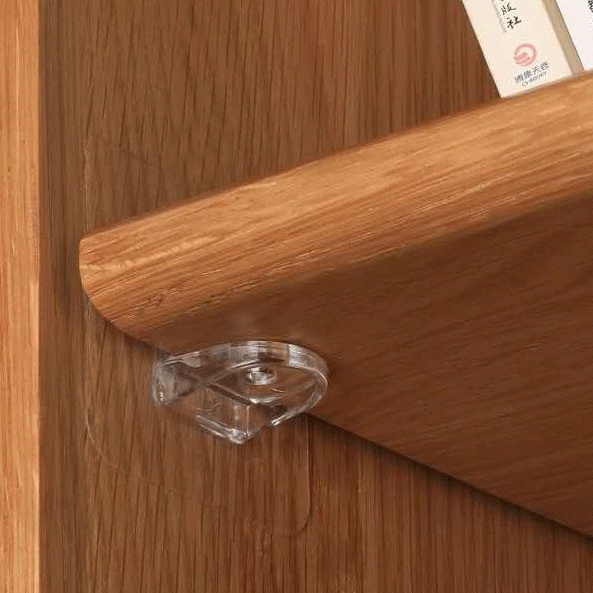 Miếng Dán Chốt Đỡ Kệ Gỗ, Ke Chữ L miếng dán Siêu Dính