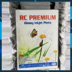 GIẤY IN ẢNH GLOSSY RC PREMIUM 4R( XẤP 50 TỜ KHỔ A6)