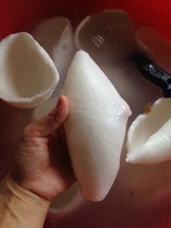 Mứt dừa non dạng miếng