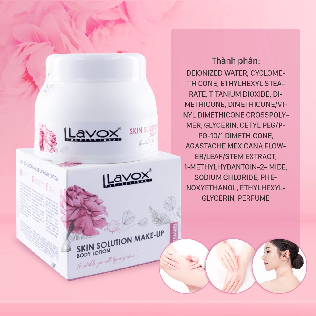 Kem Trang Điểm Toàn Thân Skin Solution Make-Up Lavox