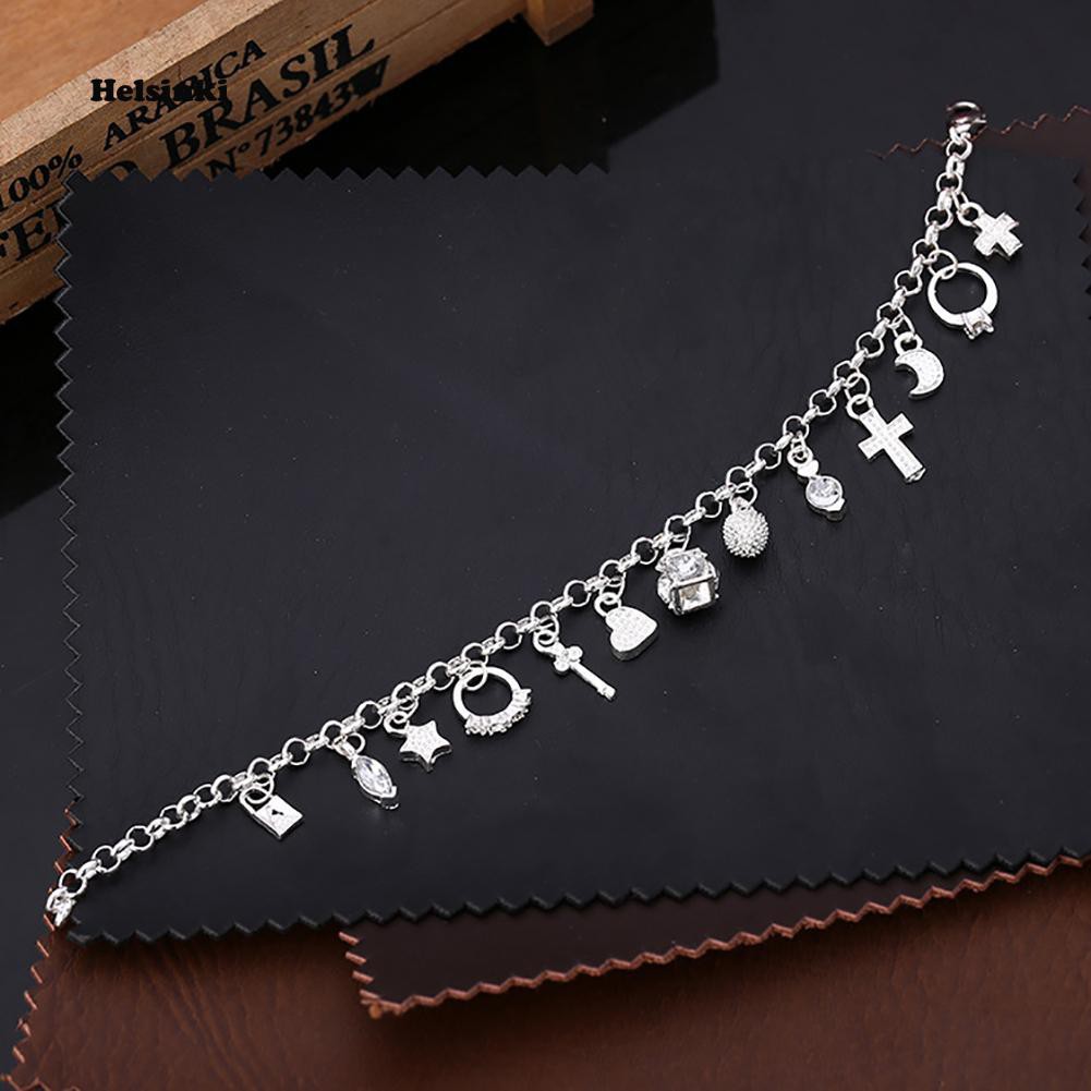 Vòng Đeo Tay Xi Mạ BạC 13 HạT Cho Nữ