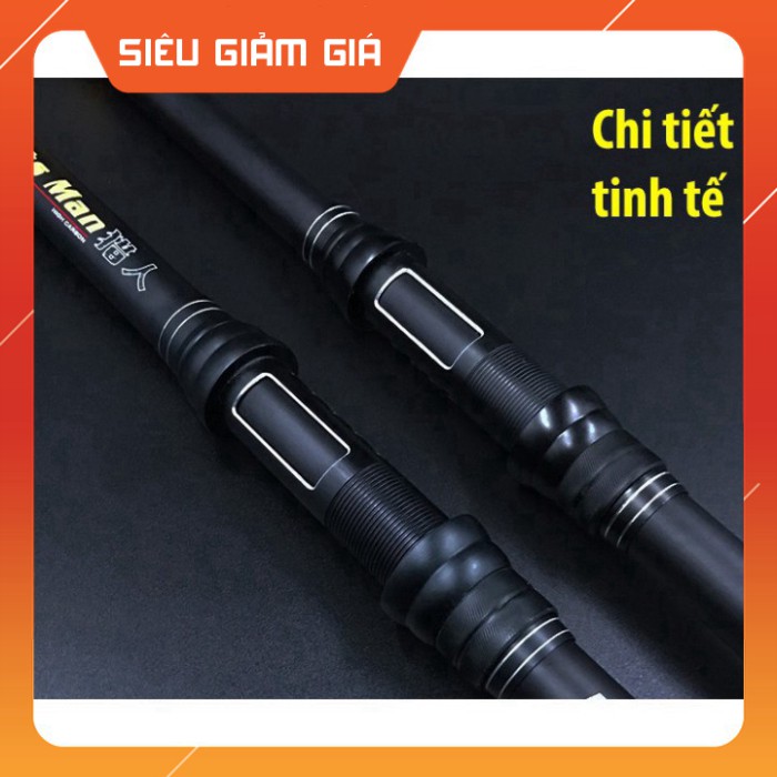 [Combo] R [ Siêu Khỏe ] Cần Câu Máy Rút Hunts man LW vàng đủ size 2m1 2m4 2m7 3m0 3m6 cacbon tải cá trên 10 kg -do