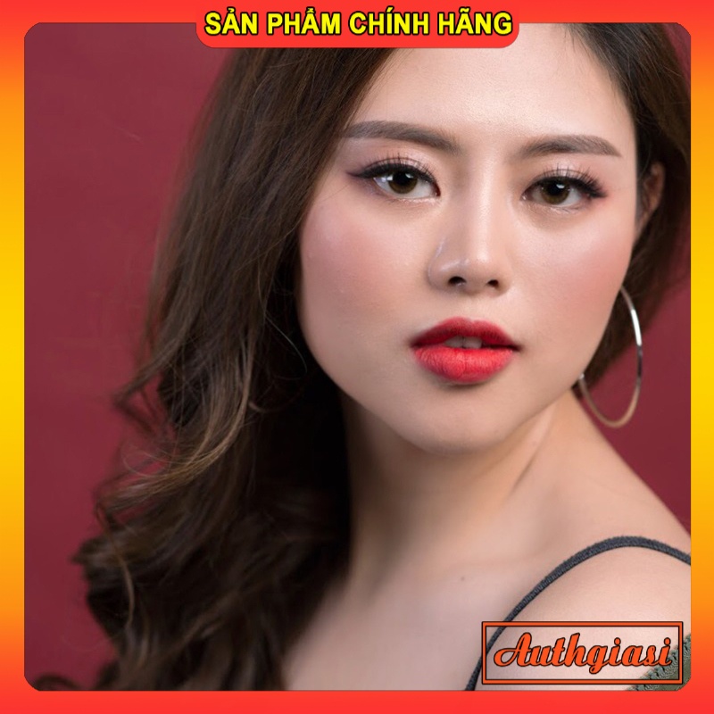 Son lì Bavena Mỹ 322 Orange Red màu Đỏ Cam Ko Chì Ko Paraben Siêu An Toàn