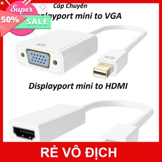 [5❤️][FREESHIP] CÁP CHUYỂN DISPLAYPORT MINI RA HDMI, VGA [HCM]