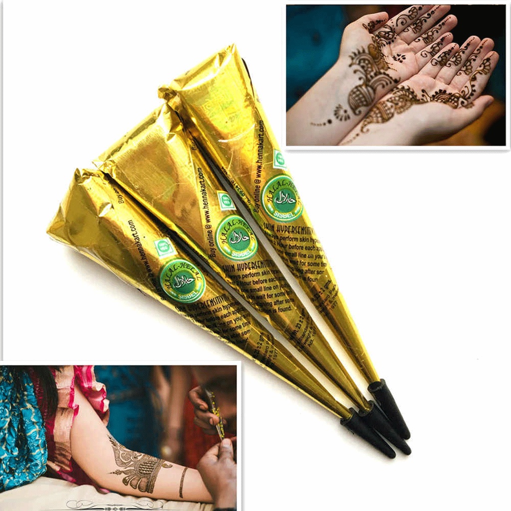 Kem xăm Henna - Kem Xăm Tạm thời,  Khuôn Xăm Tạm Thời Tattoo, Khuôn xăm hình chìa khóa, máy bay, cờ lê, con mèo, con cá,