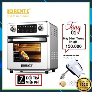 Nồi chiên không dầu Lorente LT-1600 (Tặng Máy Đánh Trứng Cao Cấp)  - Dung tích 16 Lít ,100% INOX Siêu Bền Đẹp