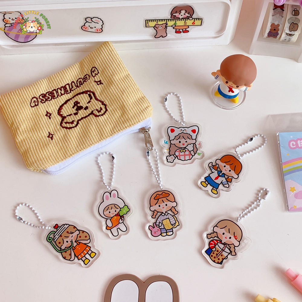 MÓC KHÓA NHÂN VẬT CUTE KEYCHAIN TRANG TRÍ SỔ TAY TÚI XÁCH | MOT247