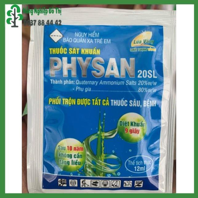 THUỐC SÁT KHUẨN PHYSAN 20SL TRỪ BỆNH THỐI NHŨN - GÓI 12ML