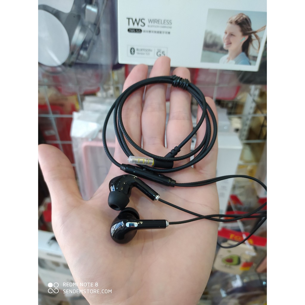 Tai nghe nhét tai SENDEM X38 chân cắm 3.5mm kim nghiên đeo êm tai, nghe nhạc ấm, bass cực hay HÀNG CHÍNH HÃNG SENDEM