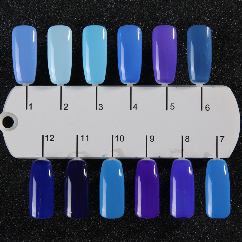 Sơn gel AS sơn móng tay gel sơn nail dùng máy hơ gel tone xanh dương xanh cô ban NAIL SUZY mã LX 15ml