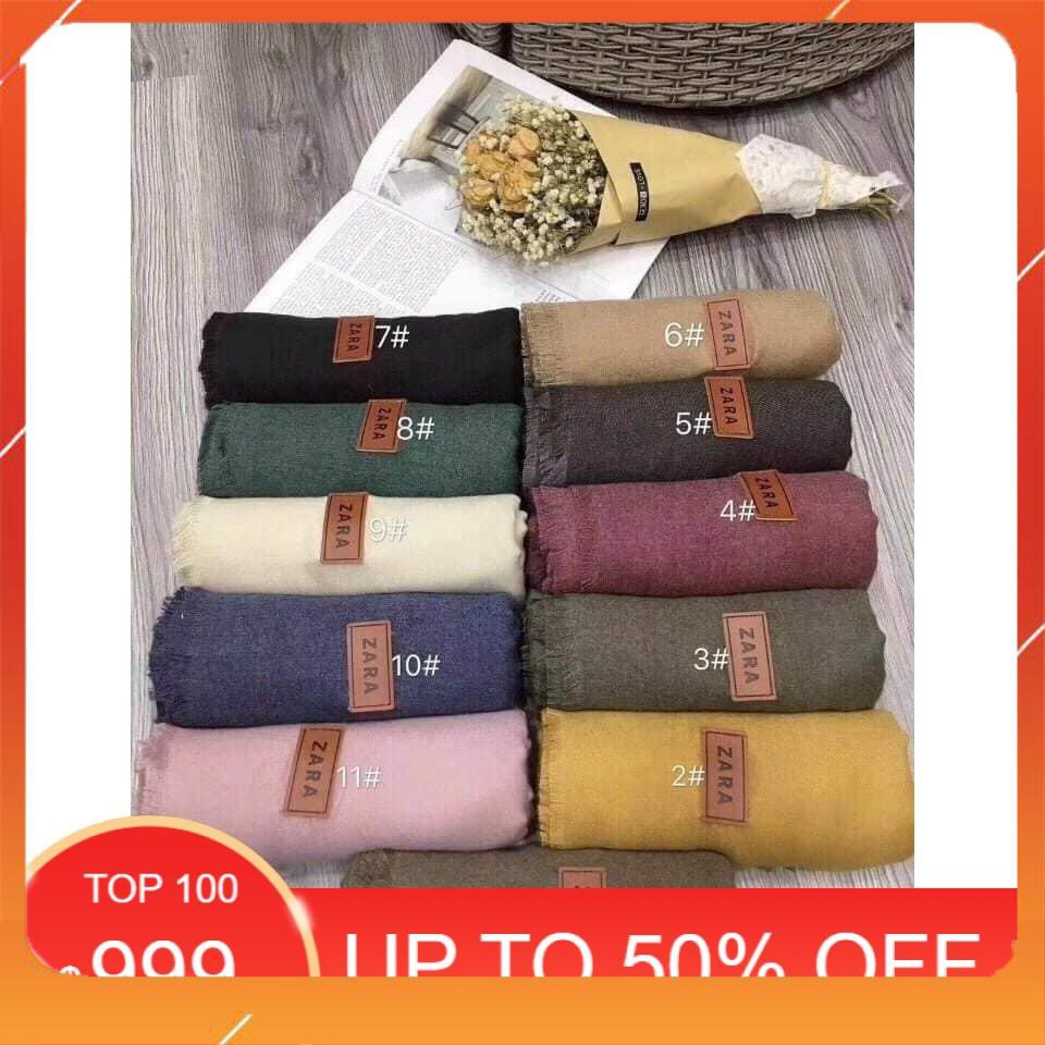 Sỉ 10 khăn quàng cổ  zara ( trộn màu )