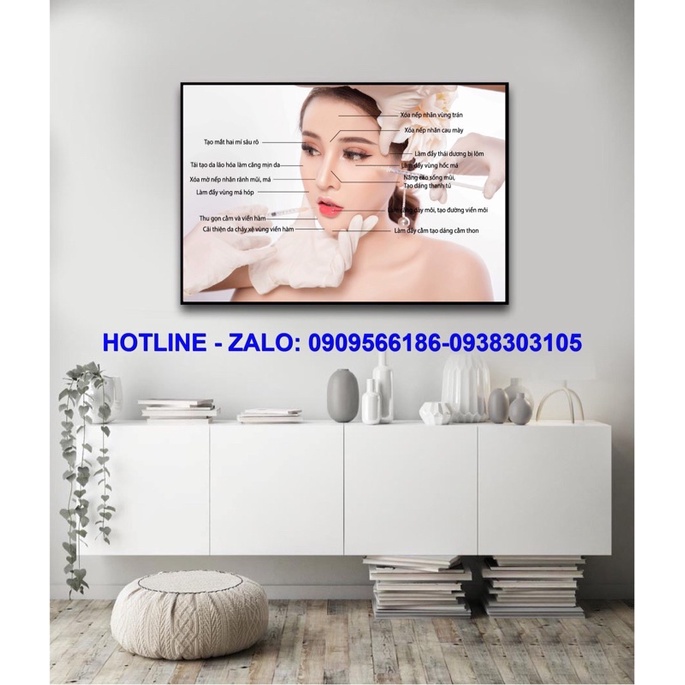 TRANH SPA TIÊM FILLER - BOTOX TREO TƯỜNG CHO TIỆM SPA THẨM MỸ VIỆN