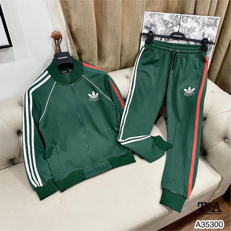 Bộ thể thao adidas nam nữ dài tay thu đông, quần áo thể thao ba sọc nam nữ logo in đồ cao cấp
