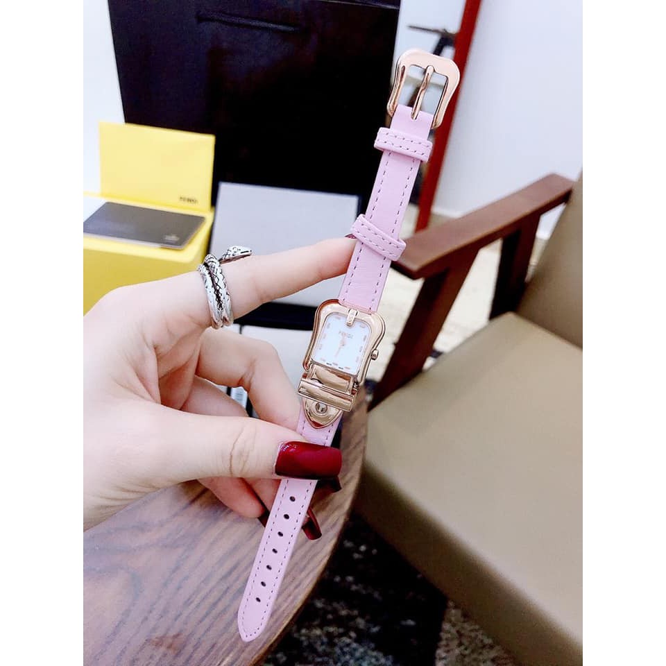 Đồng hồ nữ  FENDI OROLOGI Series B.  Case 43 x 33 mm và 23 x 32 mm . 3ATM