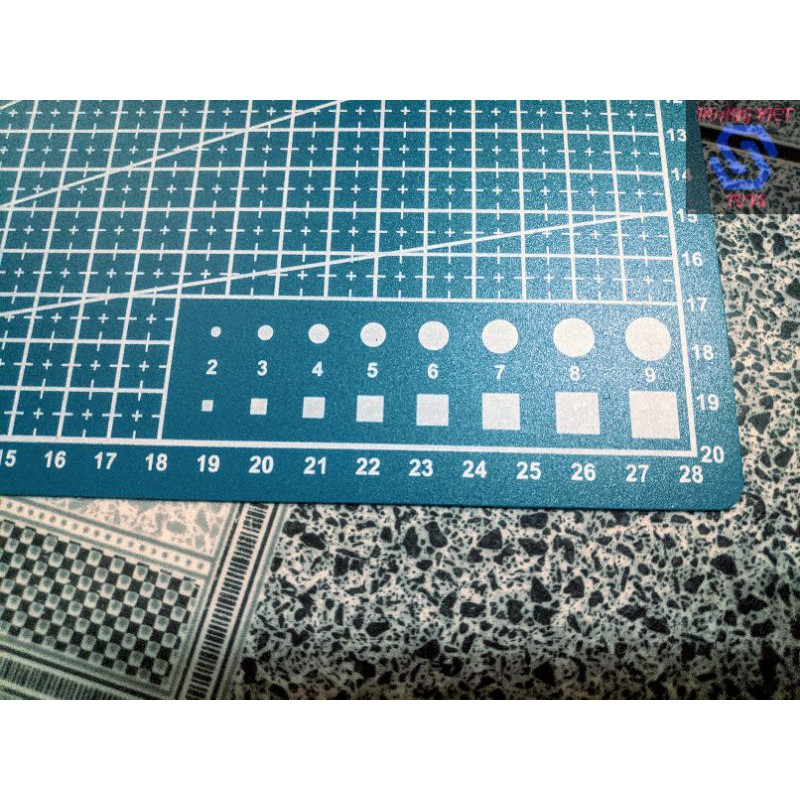 Bảng lót cắt khổ A4 cắt Mô hình giấy
