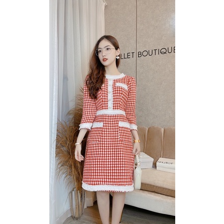 Váy dạ PRESENT hoạ tiết by MULLET