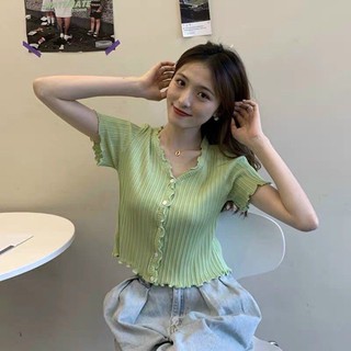 [ÁO Croptop] – Áo thun kiểu (Kèm ảnh thật)