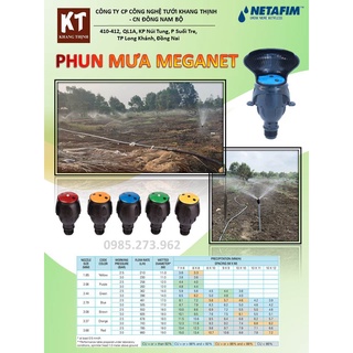 Béc phun mưa Meganet Netafim
