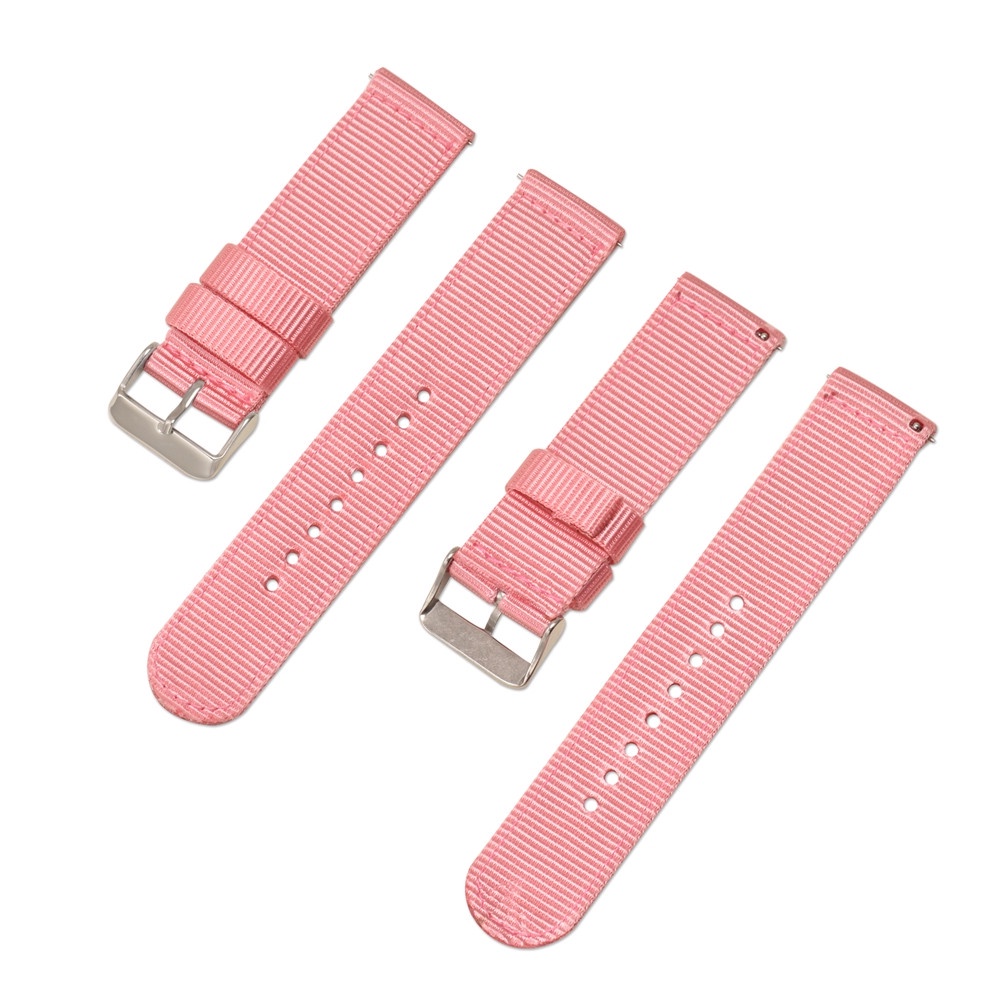 Dây Đeo Vải Canvas 18mm 20mm 22mm 24mm Cho Đồng Hồ Samsung Galaxy Watch 42mm 46mm Active 2 Gear S2 S3