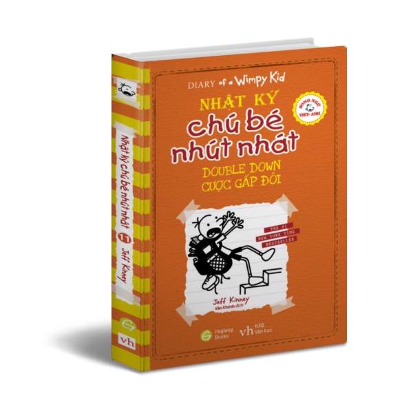 Sách - Nhật Ký Chú Bé Nhút Nhát bộ 6 tập 11,12,13,14,15,16 - Phiên bản song ngữ Việt-Anh