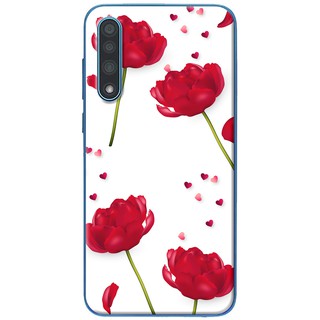 Ốp lưng Vsmart Live, Live 4 in hình Hoa đỏ trắng