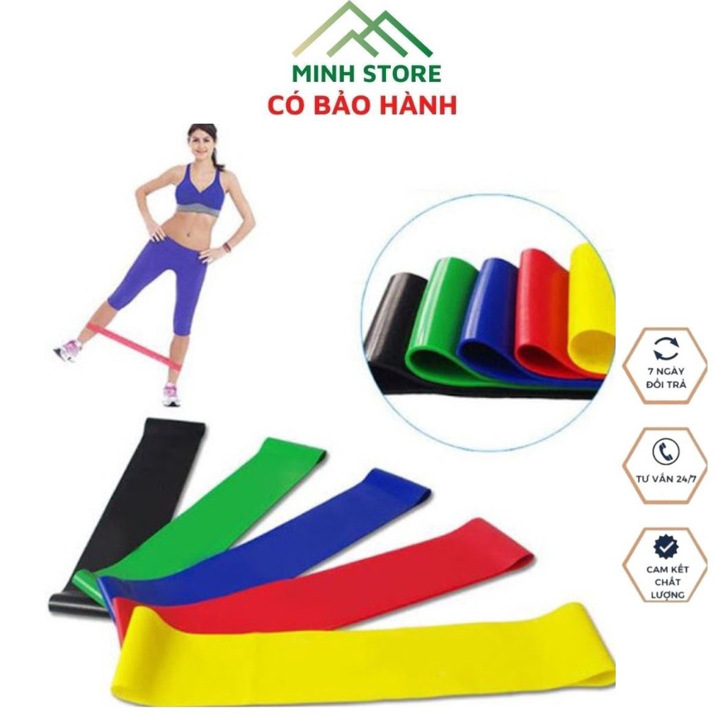 Dây Kháng Lực Tập Mông Mini Band,Dây Đàn Hồi Tập GYM,Chăm Sóc Sức Khỏe
