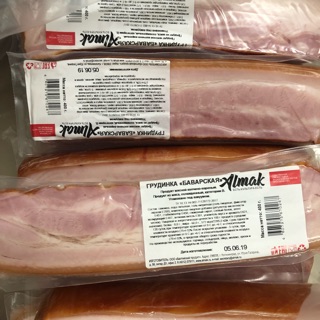 Thịt ba chỉ hun khói Nga