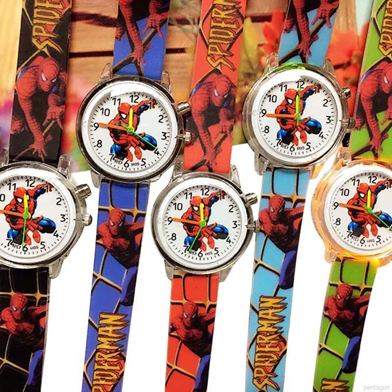 Hoạt Hình Đồng Hồ Đeo Tay Phát Sáng Nhiều Màu Cho Bé