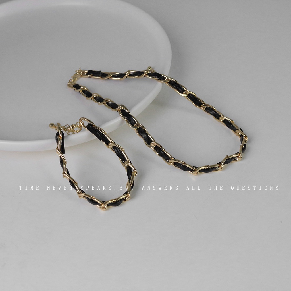 Vòng Cổ Bằng Da Phong Cách Hiphop Thời Trang Cho Nữ