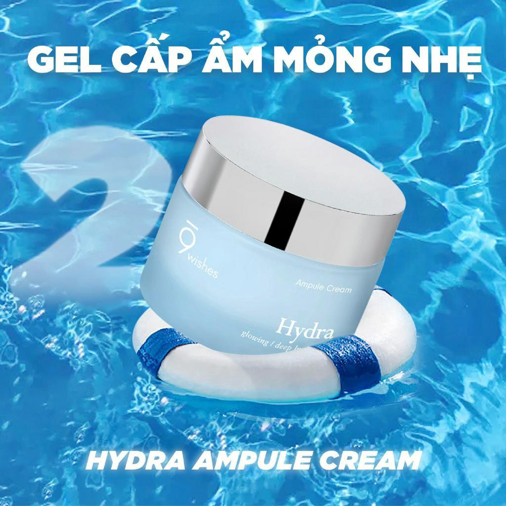 Kem dưỡng ẩm 9 Wishes Hydra Ampule Cream 50ml