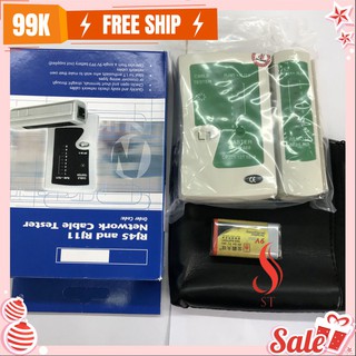 [NEW] Hộp test mạng đa năng RJ11/45 ❤️FREESHIP❤️ (có sẵn pin)