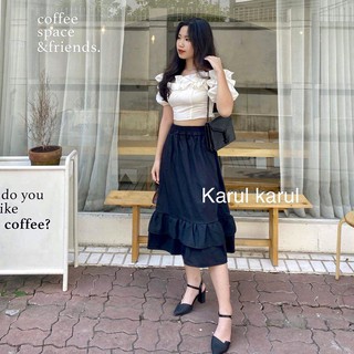 Chân váy xếp ly 3 tầng Ulzzang