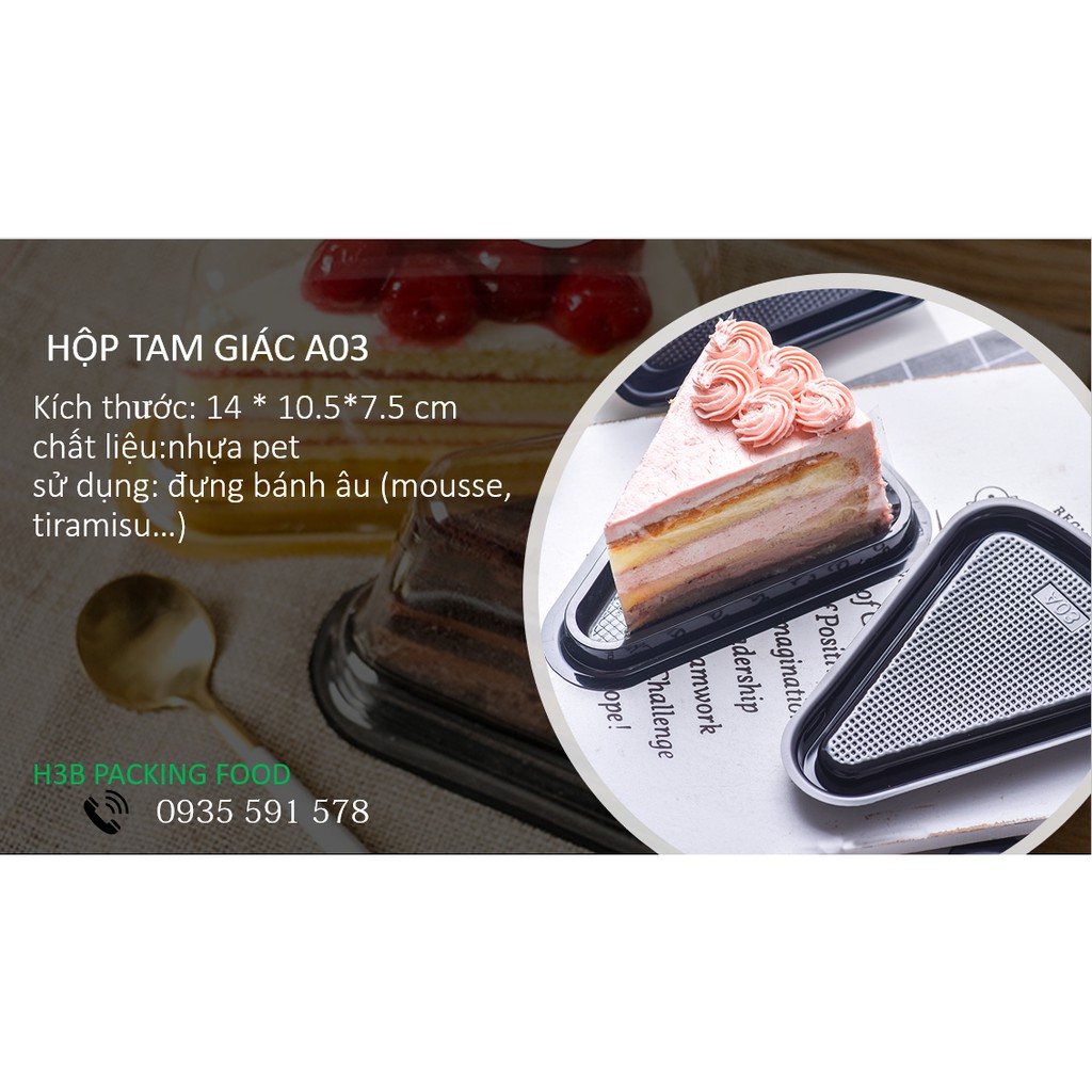 Hộp tam giác A03 / lốc 50 cái