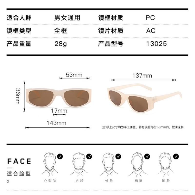 Kính Mát Mắt Mèo Thời Trang Hip Hop