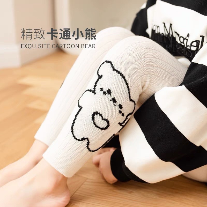 (xả)Quần tất in hình thỏ đáng gêu cho bé gái (6-20kg)