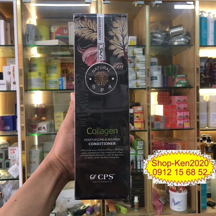 Cặp dầu gội xả CPS Collagen Natural Spa 1000ml x2