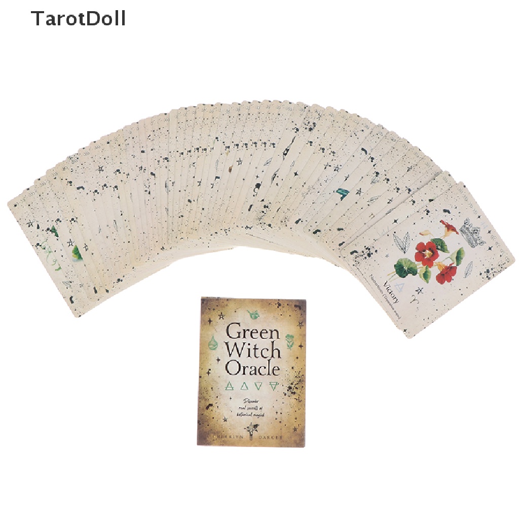 Bộ Bài Tarot Oracle Màu Xanh Lá Cây