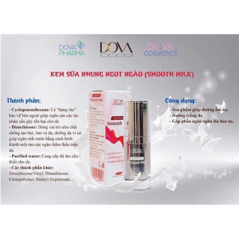 Kem nhung dova pharma (Smooth milk dova cosmetics)