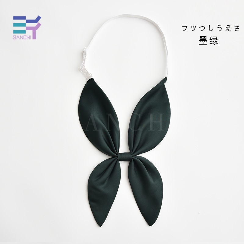 Sanchi Hàng Có Sẵn Khăn Quàng Cổ Đồng Phục Học Sinh Hình Tam Giác Thắt Nơ Màu Trơn Chuyên Nghiệp