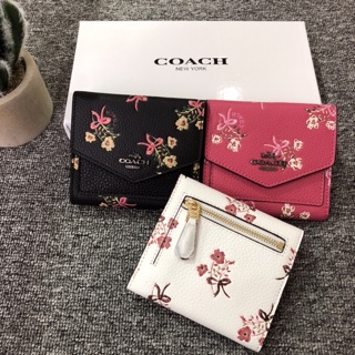 Ví Coach hoa mini